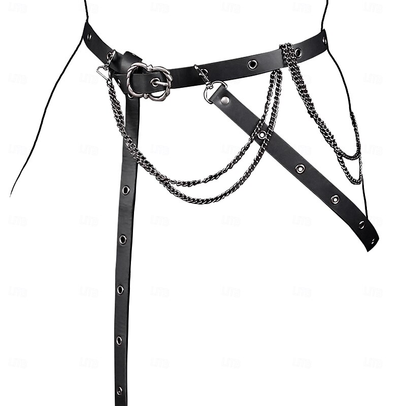 Medieval Renaissance Waist Belt Viking Fancy Dress Men's Women's Celtic Viking Fantasy Halloween Carnival Performance LARP Adults' Belt All Seasons2