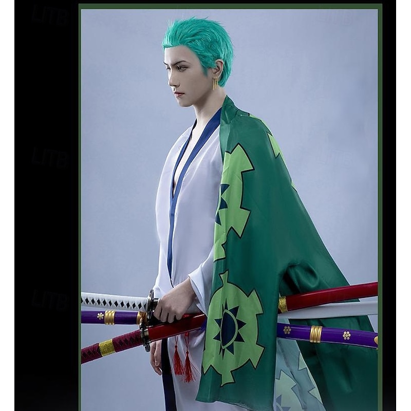 Roronoa Zoro Anime Cosplay Costume Outfits Cosplay Suits Carnival Masquerade Costume For Men's Adults'4