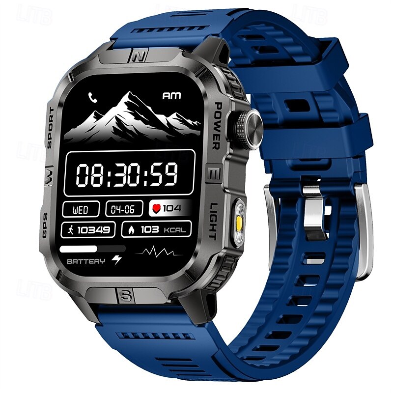 GTH3 Smart Watch 2.01 inch Smartwatch Fitness Running Watch Bluetooth Pedometer Call Reminder Activity Tracker Sleep Tracker Heart Rate Monitor Compatible with IP68 Touch Screen Heart Rate Monitor4