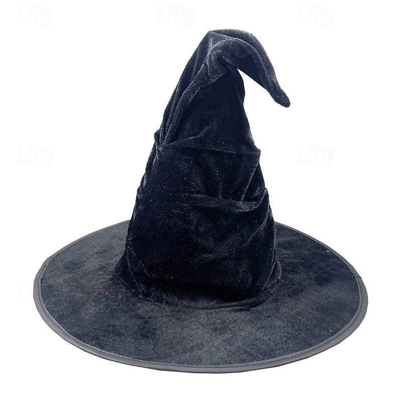 Women's Hat Wizard Hat Party Hat Cosplay Breathable Halloween Pure Color