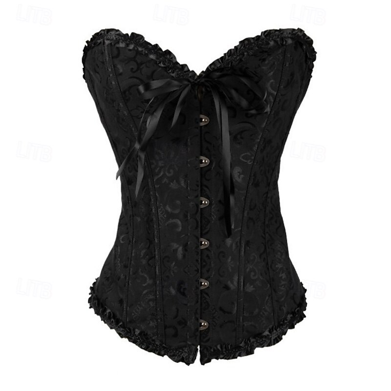 Women's Corset Shapewear Waist Cincher Shapewear Sexy Corset Sexy Sweet Pure Color Backless Vacation Party Street Sleeveless Corset Black White Red Beige Spring Fall Tailored Fit2