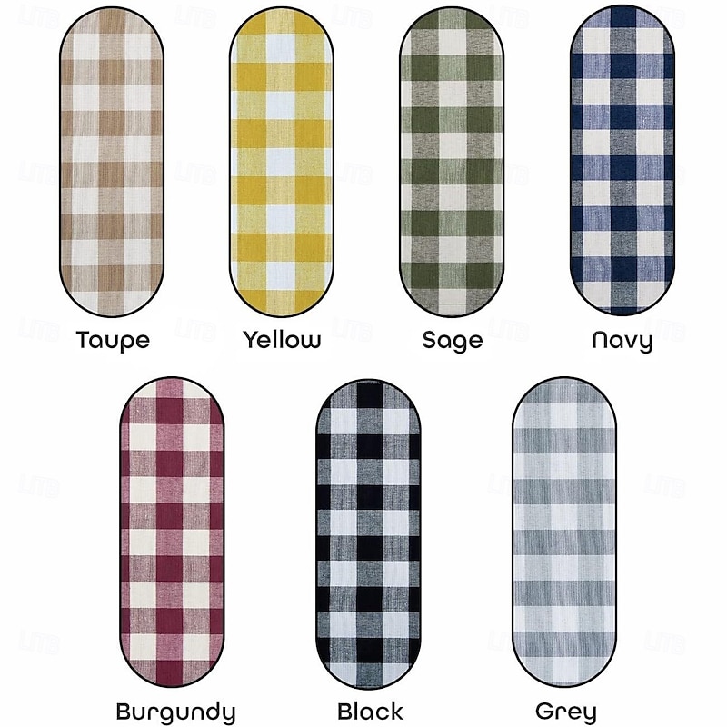 Cafe Curtains with Lace, Christmas Red Checkered Kitchen Short Curtains, Rod Pocket Window Valance Drapes for Café, Bathroom, or Living Room Decor3