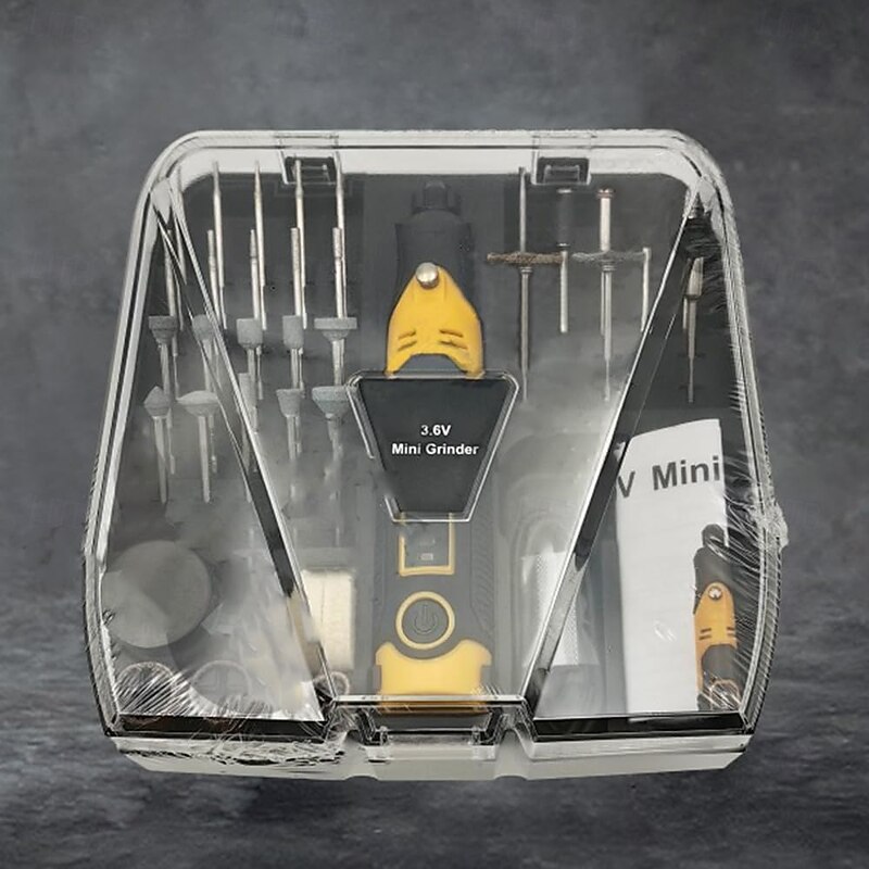 Mini Electric Grinder Pen, 3 Adjustable Speeds, USB Rechargeable, Jade Carving Tool Kit for Wood, Metal, Glass, Engraving, Polishing and DIY with 573