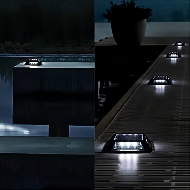Die Cast Aluminum Shell Led Solar Outdoor Deck Lights Road Stud Lights Landscape Decorative Lights  1PC4