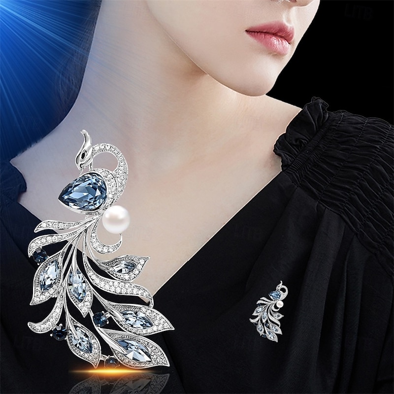 Brooches Classic Retro Animal Elegant Fashion Personalized Simple Brooch Jewelry Silver For Wedding Party Gift Engagement Prom Festival4