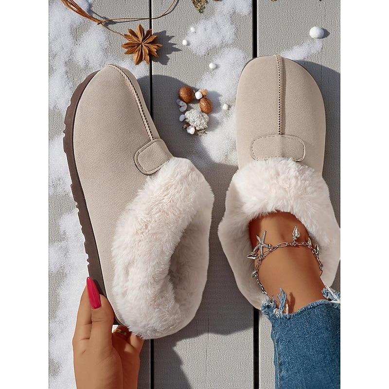 Women's Quilted Snow Boots with Plush Interior, Warm and Soft, Perfect for Relaxing by the Fire, Winter Holidays and Everyday Comfort4