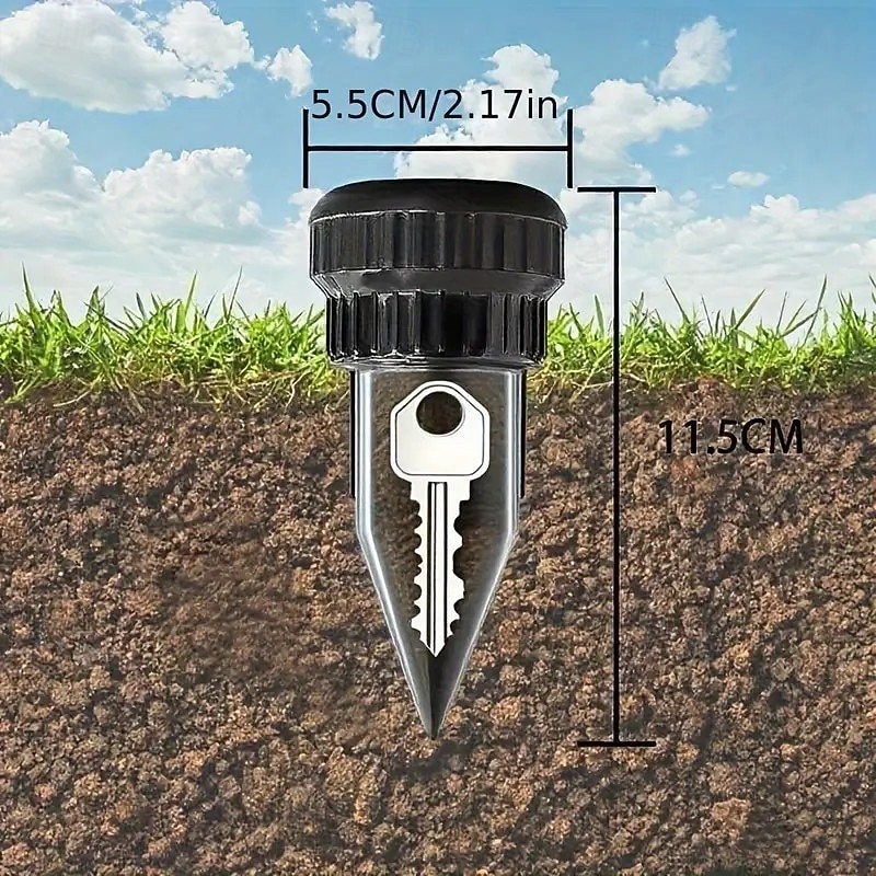 Hidden Key and Money Safe, Outdoor Water Sprinkler Camouflage Design, Waterproof, Corrosion-Resistant, and Impact-Proof Secret Storage for Keys and Valuables2