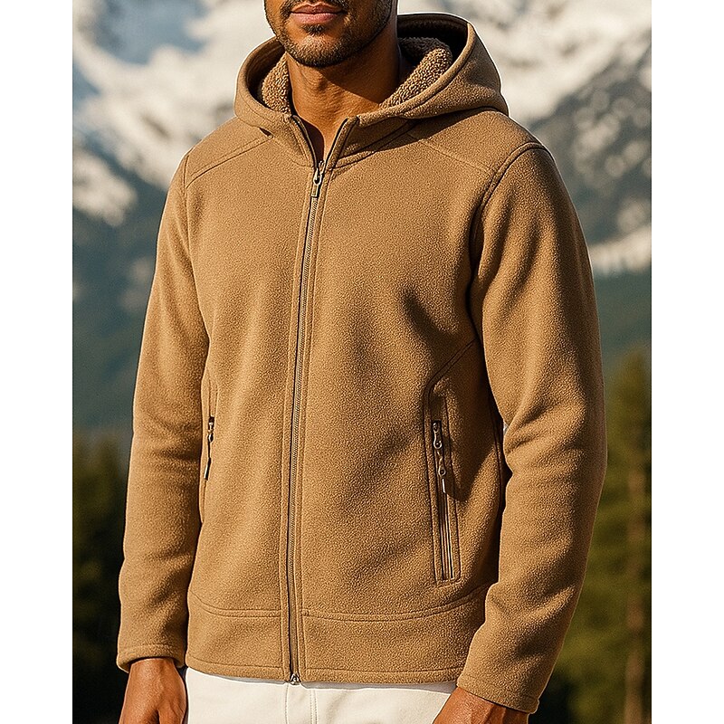 Women's Hiking Jacket Fleece Jacket Thermal Jacket Outdoor Thermal Warm Hiking Outfits Hiking Clothes Winter Autumn / Fall Top Fishing Camping / Hiking / Caving Running Solid Color Black Blue Green3