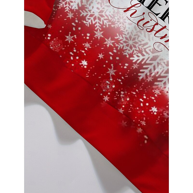 Women's Pullover Sweatshirt Hoodies Graphic Christmas Tree Christmas Classic Casual Festival Long Sleeve Crew Neck Round Neck Regular Tops Casual Holiday Print Red Fall Winter3
