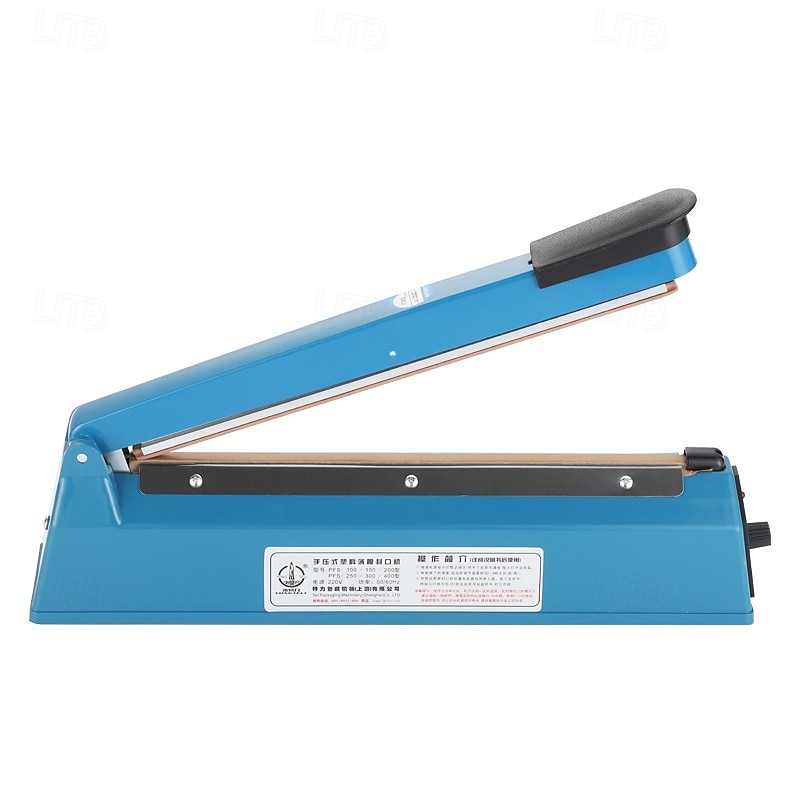 220V 2mm 300 Type Manual Sealing Machine Hand Pressure Commercial Sealing Packaging Machine Small Household Plastic Sealing2