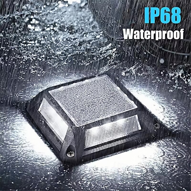 Die Cast Aluminum Shell Led Solar Outdoor Deck Lights Road Stud Lights Landscape Decorative Lights  1PC2