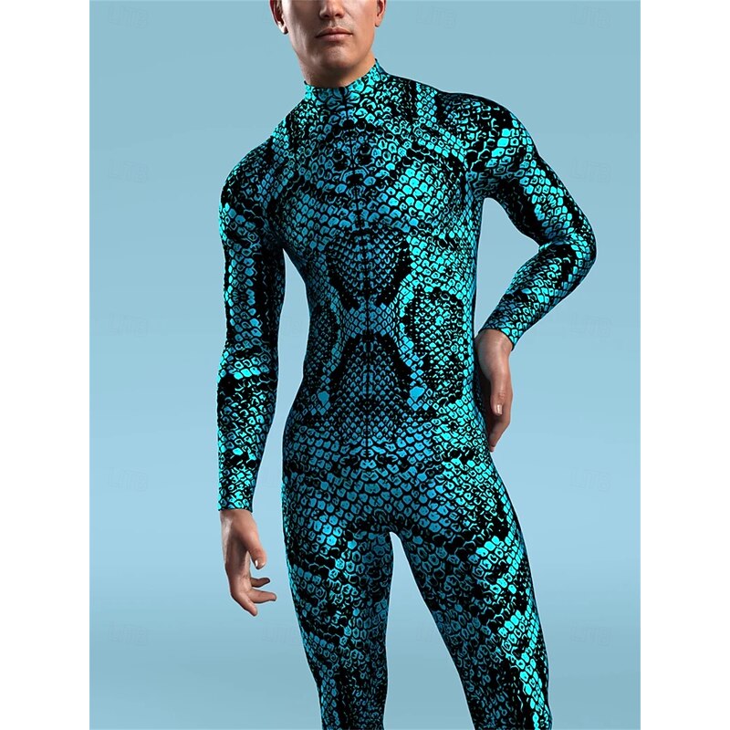 Halloween Zentai Suits Cosplay Costume Bodysuits Carnival Costume Full Body Suit Sexy Costume Halloween Kid's Adults' Men's Women's Boys' Masquerade Performance Party Easy Halloween Costumes Dress Up4