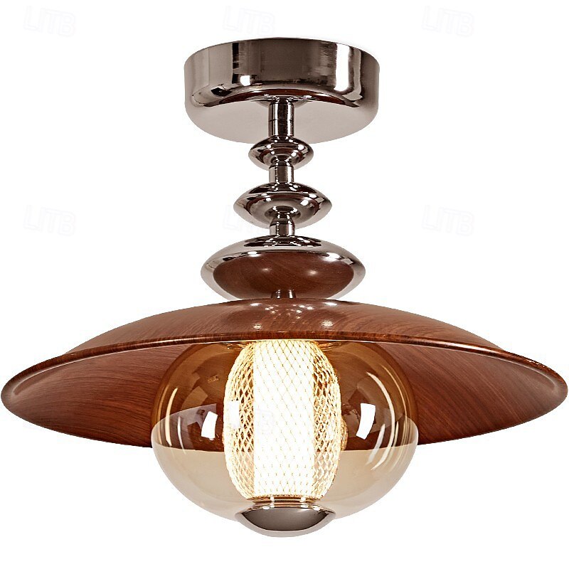 Pendant Lights Personality Restaurant Bar Counter Decoration Iron Pot Lid Pendant Lamp Industrial Metal Hanging Light Fixture Ceiling Light For Aisle4