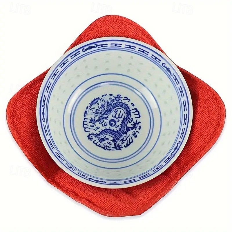 4/8PCS Microwaveable Hot Dish Racks – Machine Washable, Foldable, Insulated, Non-Slip Trivets with Handles, Protects Hands & Table, Ideal for Soup, Seasonal Kitchen Accessories & Christmas Gifts3