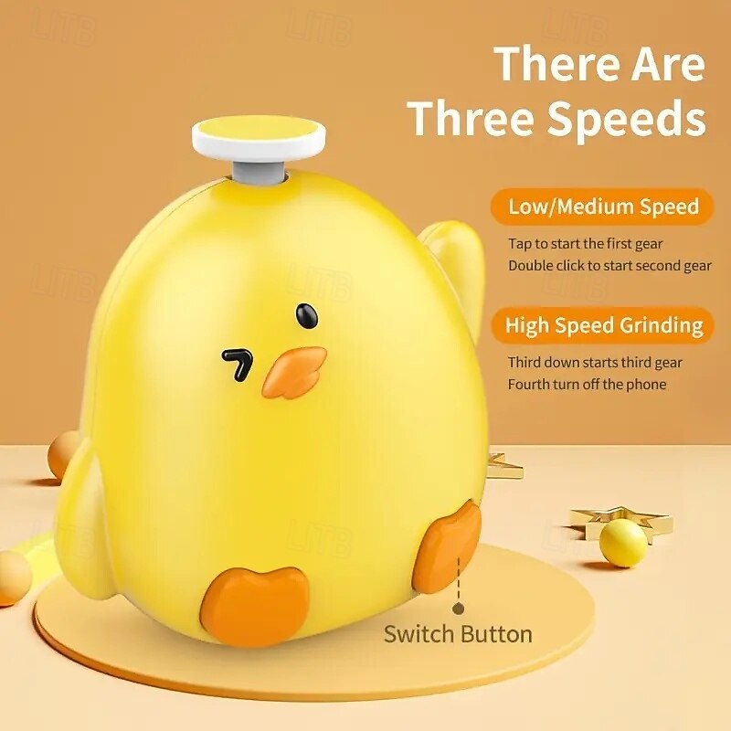 Cute Chicken Baby Nail File Electric Baby Nail Clipper Set for Infants and Newborns4