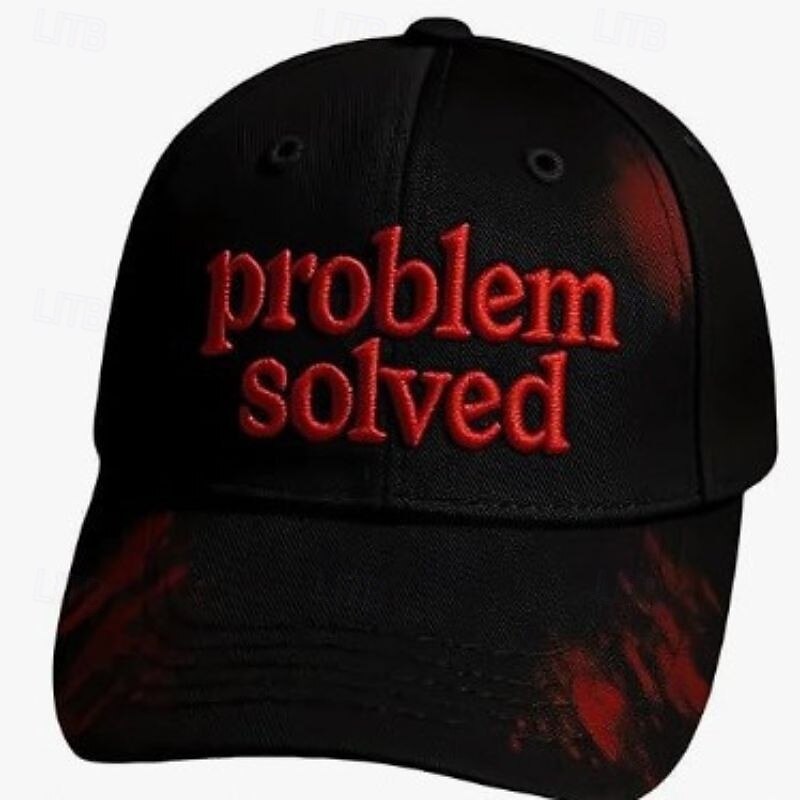 Men's Baseball Cap Sun Hat Trucker Hat Black Dark Navy Polyester Embroidered Fashion Casual Halloween Party Festival Letter Blood stains Adjustable Sunscreen2
