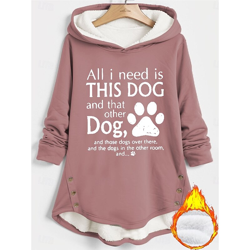 Women's Pullover Hoodie Sweatshirt Graphic Letter Warm Casual Fuzzy Long Sleeve Hooded Long Tops Casual Sports Print Black Pink Red Blue Gray Fall Winter3
