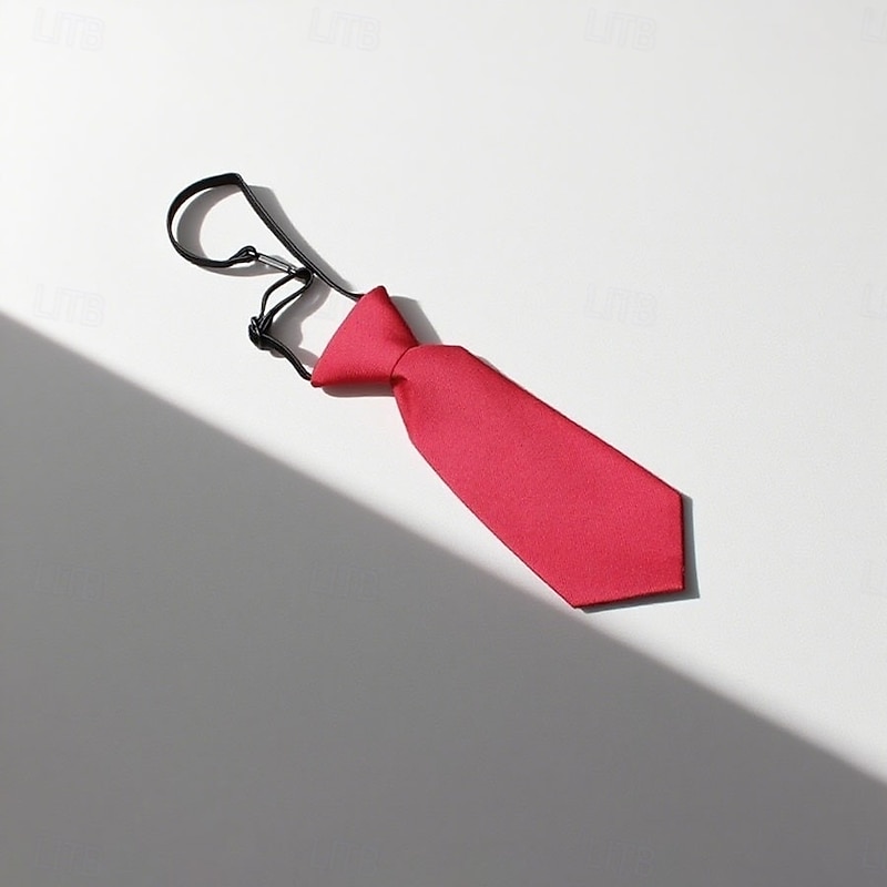 Kid's Ties Classic Solid / Plain Color Formal Evening Daily Wear Date3