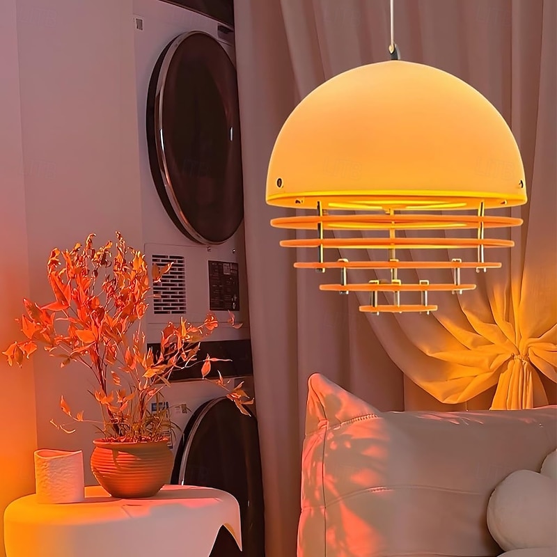 Medieval Sunset Orange Restaurant Pendant Light