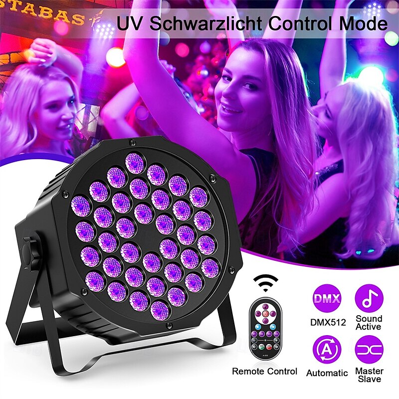 36LED UV remote control Para light dyeing light purple effect light stage light KTV bar2