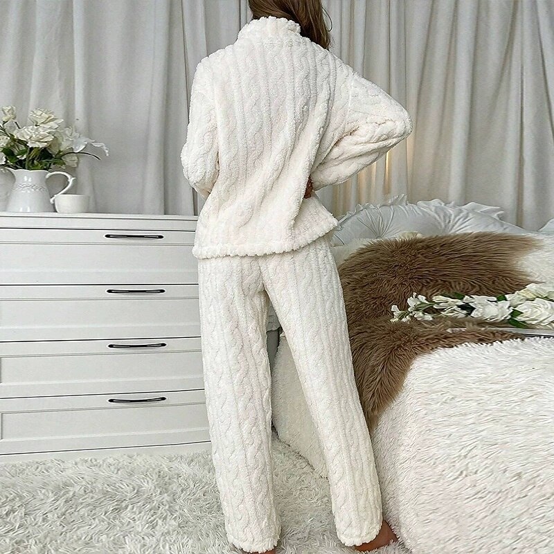 Women's Fashion Streetwear Pants Sets Bolero Top Long Sleeve Turtleneck Solid Color Outdoor Work Casual Black White Pink Fall Regular Fit3