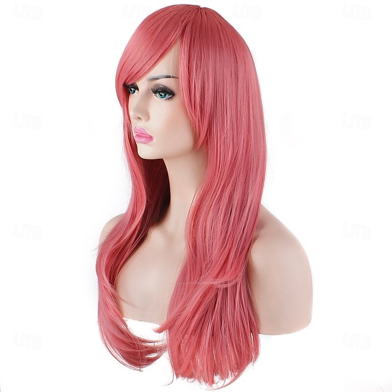 28 inch Fashion Wigs Long Wavy Curly Hair Cosplay Wig2