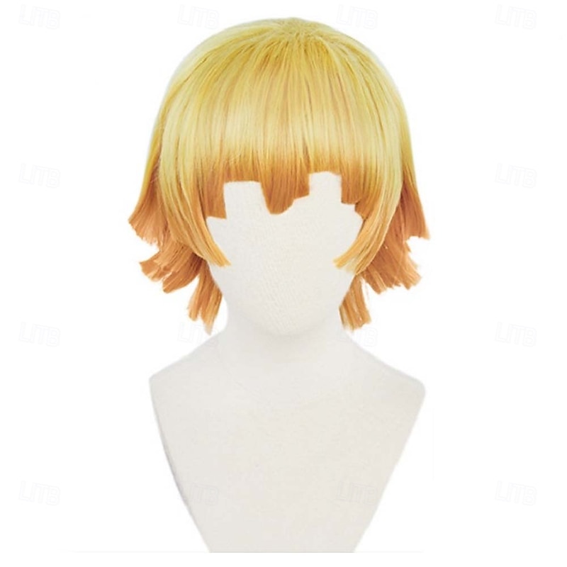 Agatsuma Zenitsu Anime Cosplay Costume More Accessories Outfits Cosplay Suits Cosplay Wigs Accessories Top Pants Belt For Men's Boys' Adults'4