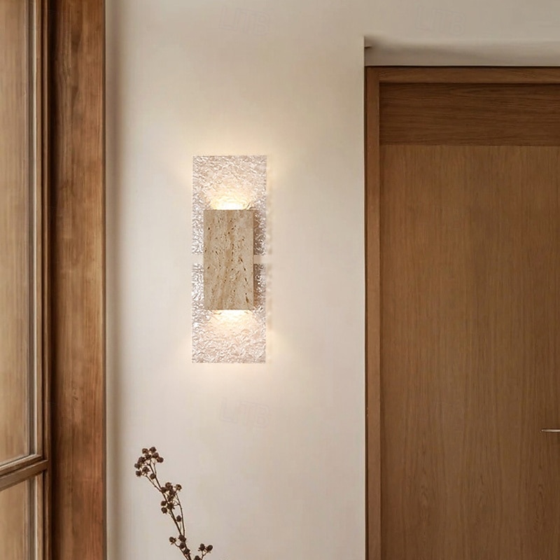 Wall Lamp, Stone Crysta Wabi-sabi Style,Travertine, Bedroom, Living Room, Back Wall, Corridor, Hotel4