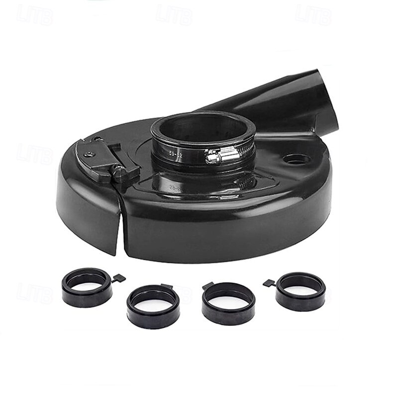 Dust Cover Angle Grinder 7Dust-free Vacuum Universal Surface Cover With 4 Locating Rings Suitable for Concrete Stone Granite.