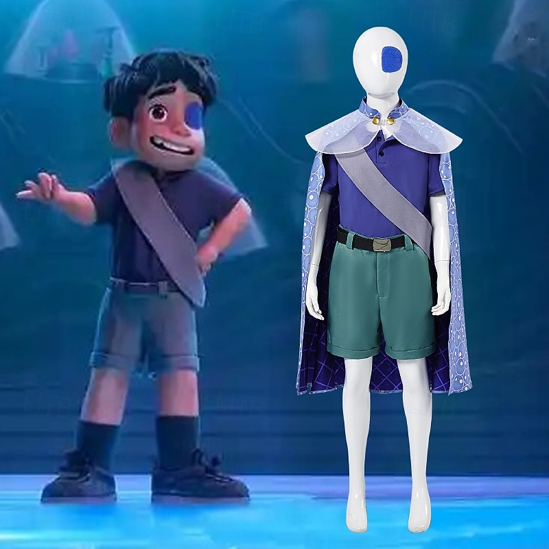 Elio Elio Outfits Movie Cosplay Costume Carnival Costume Dress Up Movie Cosplay for Boys Kid's Halloween Carnival World Book Day Performance Party Comic Con