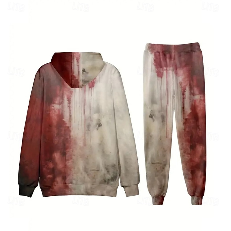 Halloween Skeleton Skull Outfits Hoodie Tracksuit Anime 3D Graphic For Couple's Men's Women's Adults' Halloween Carnival Masquerade 3D Print Casual Daily2