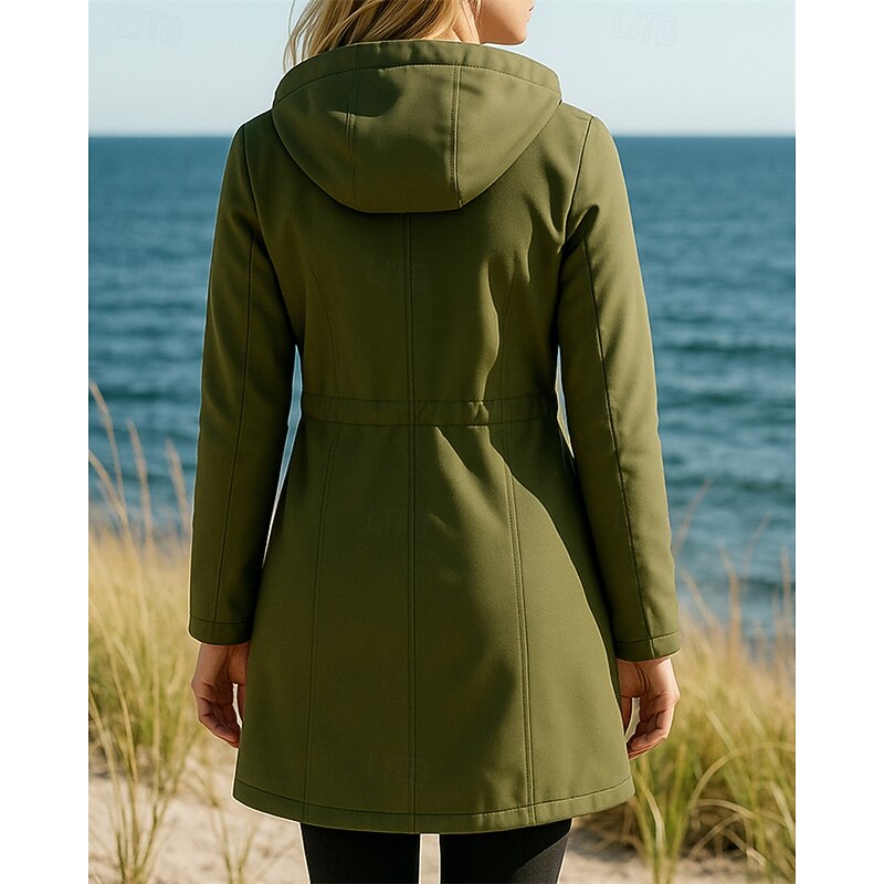 Women's Hiking Jacket Fleece Jacket Thermal Jacket Winter Outdoor Thermal Warm Windproof Top Black Pink Army Green Red Dark Blue2