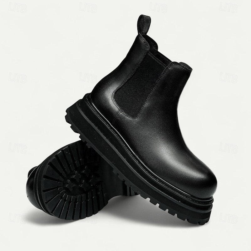 Men's Tan Suede Chelsea Boots – Classic Slip-On Ankle Boots with Durable Sole for Business Casual, Fall Outfits and Outdoor Gatherings4