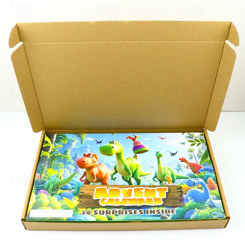 2025 Christmas Advent Calendar Blind Box Cave Fun Children's Gift Dinosaur Egg 24 Day Digital Countdown3