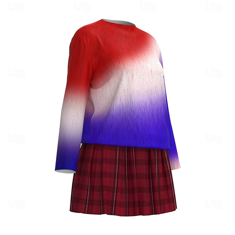 Dark Academia Halloween Dress Fancy Costume Gothic Horror Gothic Horror Scary Costume Kid's Adults' Women's Girls' Halloween Carnival Performance Party Easy Halloween Costumes Dress Up3