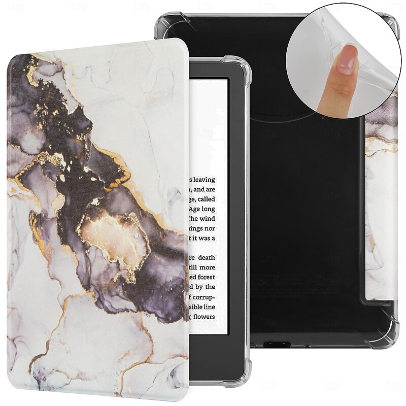Tablet Case Cover For Amazon Kindle kindle paperhwhite(12th Gen)2024 Kindle Paperwhite 11th Gen 2022 6Release Handle Smart Auto Wake / Sleep Full Body Protective Graphic TPU