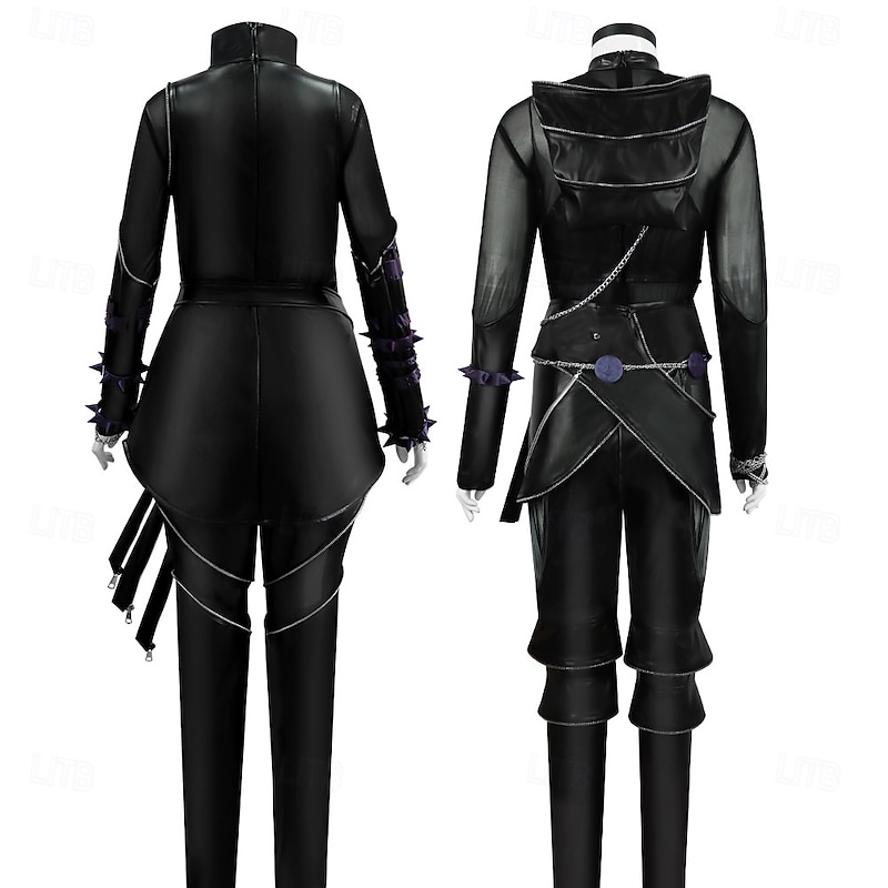 Korean Idol Inspired Pop Star Costume Fancy Dress Virtual Idol Movie Cosplay for Men's Women's Adults' Halloween Carnival Performance Comic Con Anime Expo2