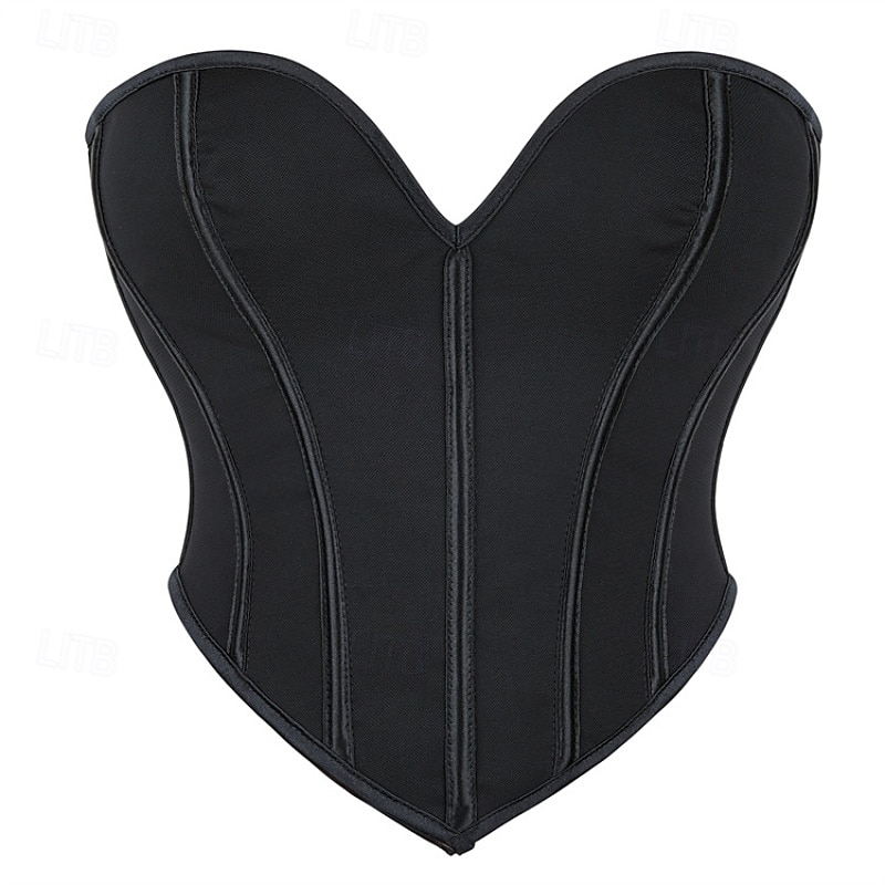 Women's Corset Shapewear Waist Cincher Shapewear Sexy Corset Sexy Sweet Pure Color Backless Vacation Street Date Sleeveless Cold Shoulder Black White Red Spring Fall Tailored Fit