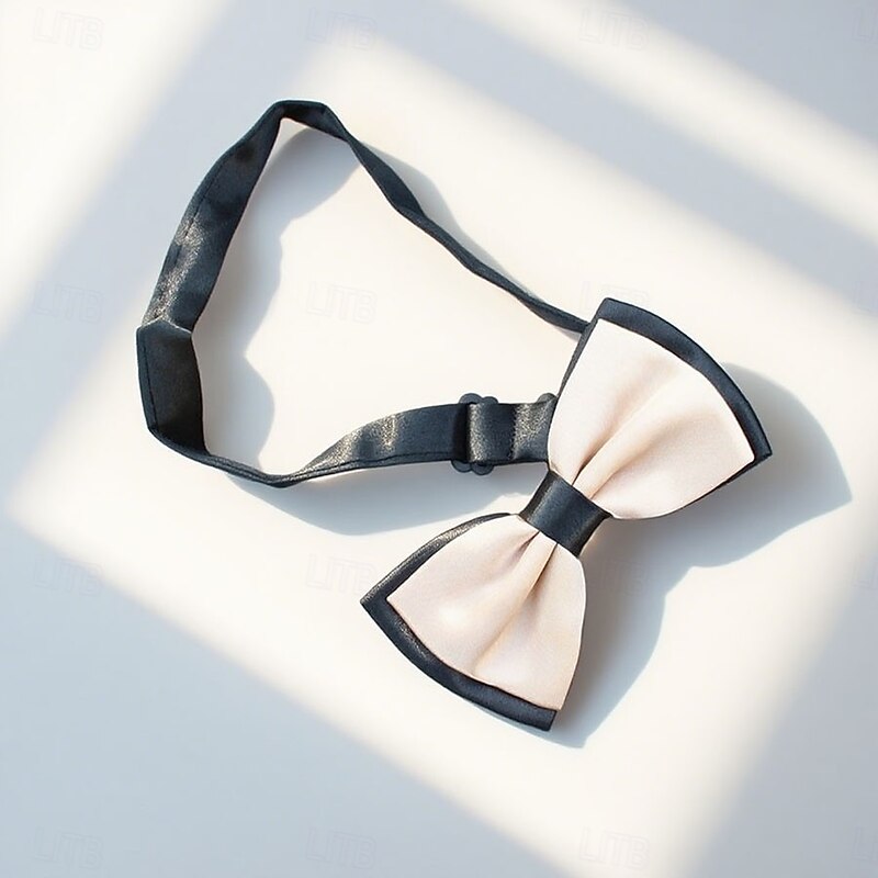 Men's Bow Tie Office / Business Traditional / Classic Solid / Plain Color Formal Evening Date Quinceañera & Sweet Sixteen3