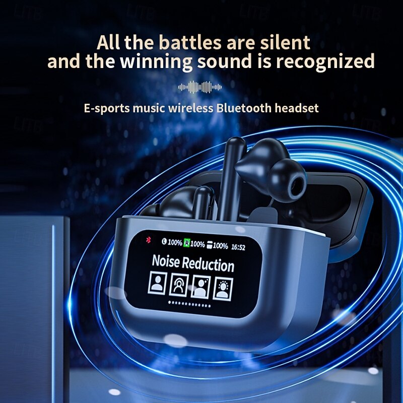 YW06 True Wireless Headphones TWS Earbuds In Ear Bluetooth 5.3 LED Light Sports ENC Environmental Noise Cancellation for Apple Samsung Huawei Xiaomi MI  Outdoor Trekking Running Office Business3