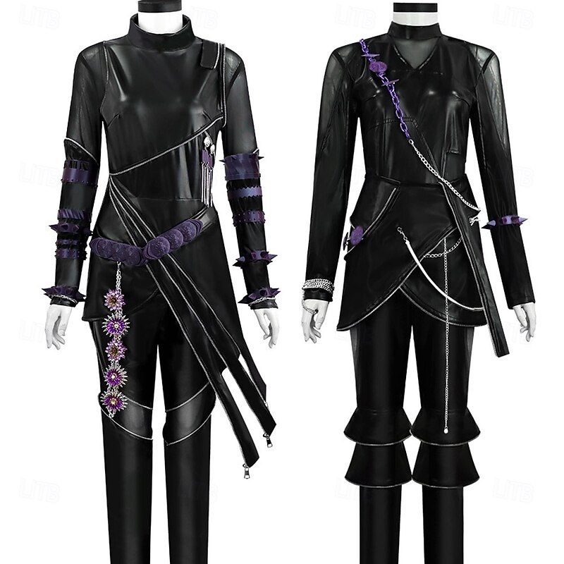 Korean Idol Inspired Pop Star Costume Fancy Dress Virtual Idol Movie Cosplay for Men's Women's Adults' Halloween Carnival Performance Comic Con Anime Expo