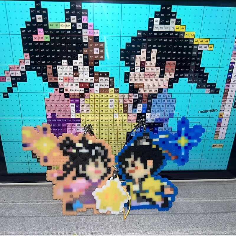 10600pcs 5mm 48 Colors Fuse Beads Kit, Home School Arts and Crafts Supplies for Kids, Toys Set, Art Decorations for Room, Gifts for Girls and Boys Age 5+4