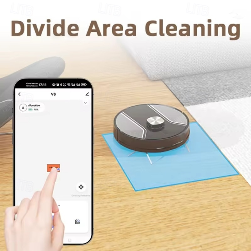 New Wireless Intelligent Laser Model Electronically Controlled Water Tank Planning Three-in-one Household Sweeping Robot4
