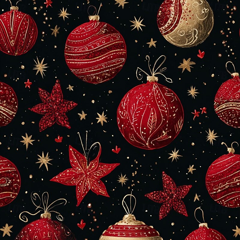 Christmas Men's Bells Zip Polo Shirts Long Sleeve Polo Shirts Lapel Casual Outdoor Holiday Festival Outfit 3D Print Fall Winter Red Blue3