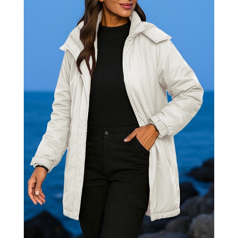 Women's Outdoor Jacket Hiking Jacket waterproof jacket Outdoor Waterproof Windproof Quick Dry Lightweight Hiking Outfits Hiking Clothes Winter Autumn / Fall Jacket Ski / Snowboard Climbing Camping4