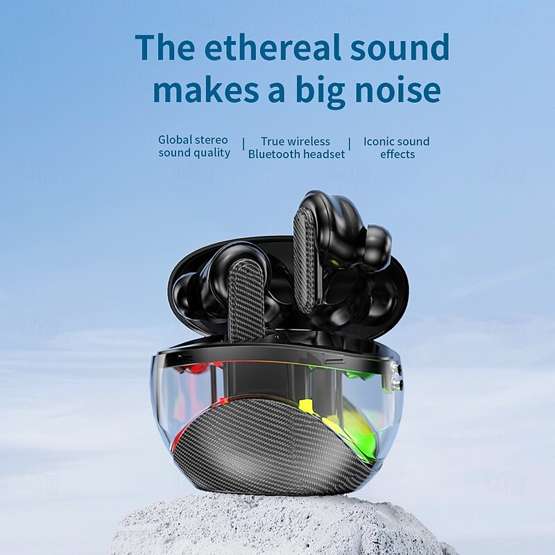 YW11 True Wireless Headphones TWS Earbuds In Ear Bluetooth 5.3 LED Light Stereo with Charging Box for Apple Samsung Huawei Xiaomi MI  Gym Workout Outdoor Running Girls