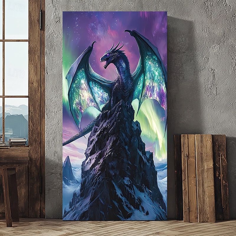 Tapestry Door Cover Outdoor Banners Dragon 3D Fantasy Aesthetic Bedroom Living Room Dorm Teens Room College Dorm Guys Man Cave Frat Bedroom Home Decor2