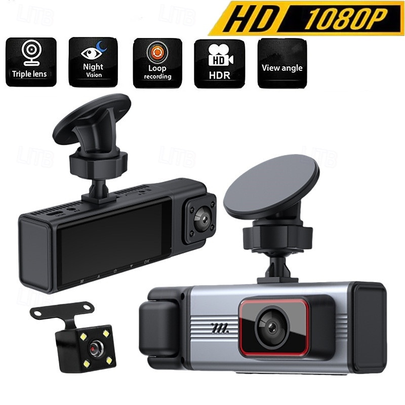 1080p Full HD Car DVR  3 inch IPS Dash Cam with WIFI / Night Vision / Loop recording 4 infrared LEDs Car Recorder3