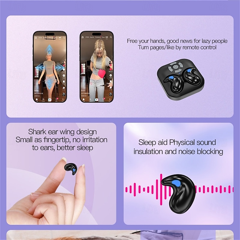 LY9 True Wireless Headphones TWS Earbuds In Ear Bluetooth5.0 Sports Stereo Surround sound for Apple Samsung Huawei Xiaomi MI  Gym Workout Skiing Camping / Hiking Office Business Travel Entertainment4