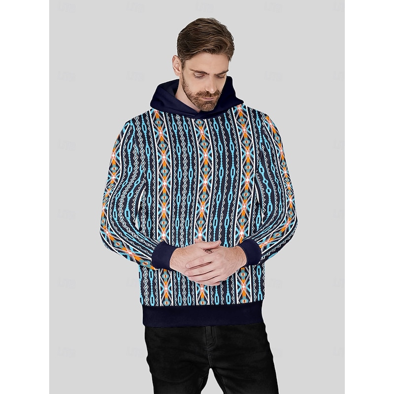 Men's Golf Polo Shirt Blue Long Sleeve Top Golf Attire Clothes Outfits Wear Apparel